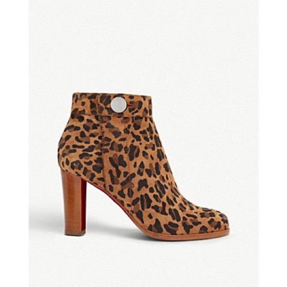 Christian Louboutin Janis Leopard Booties